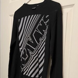 Vans Black and White Men's medium long sleeve